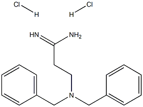 3-Dibenzylamino-propionamidine 2HCl Struktur