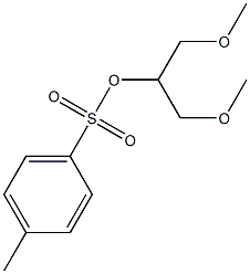 Toluene-4-sulfonic acid 2-methoxy-1-methoxymethyl-ethyl ester,,结构式