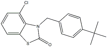 3-(4-TERT-BUTYLBENZYL)-4-CHLOROBENZO[D]THIAZOL-2(3H)-ONE