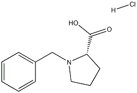 (R)-- BENZYL-L-PROLINEHCL 结构式