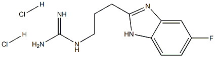 1-(3-(5-FLUORO-1H-BENZO[D]IMIDAZOL-2-YL)PROPYL)GUANIDINE DIHYDROCHLORIDE Structure