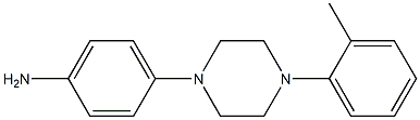 1-(2-METHYLPHENYL)-4-(4-AMINOPHENYL ) PIPERAZINE Struktur