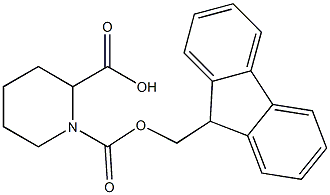 1-FMOC-2-PIPERIDINECARBOXYLIC ACID Structure