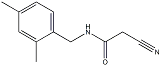 N-(2,4-dimethylbenzyl)-2-cyanoacetamide Structure