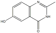 6-Hydroxy-2-methylquinazolin-4(3H)-one,,结构式