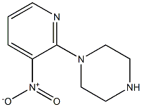 1-(3-NITRO-2-PYRIDINYL)PIPERAZINE,,结构式