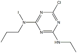 2-CHLORO-4-ETHYLAMINO-6-IODOPROPYLAMINO-1,3,5-TRIAZINE