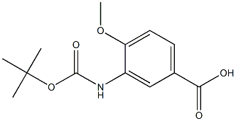  3-(N-(TERT-BUTOXYCARBONYL)AMINO)-4-METHOXYBENZOIC ACID