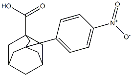 3-(4-NITROPHENYL)ADAMANTANECARBOXYLIC ACID,,结构式
