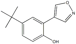 4-(5-TERT-BUTYL-2-HYDROXYPHENYL)ISOXAZOLE Struktur