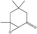 ISOPHORONE EPOXIDE,,结构式
