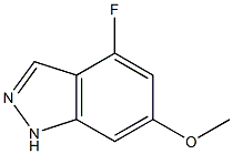 4-FLUORO-6-METHOXYINDAZOLE Structure