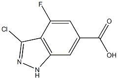 4-FLUORO-3-CHLOROINDAZOLE-6-CARBOXYLIC ACID