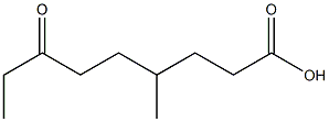 7-KETO-4-METHYLNONANOIC ACID Structure