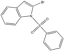 1-PHENYLSULFONYL-2-BROMOINDOLE,,结构式