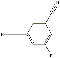 3,5-DICYANO-1-FLUORO BENZENE 化学構造式