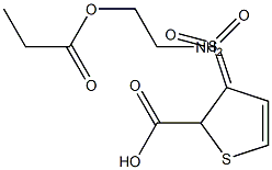 Methyl-3-sulfonyl amino ethyl acetate-2-thiophene carboxylate Struktur