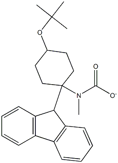 (9H-FLUOREN-9-YL)METHYL4-TERT-BUTOXYCYCLOHEXYLCARBAMATE 化学構造式