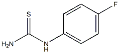 1-(4-fluorophenyl)thiourea,,结构式