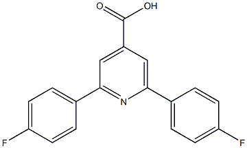 2,6-bis(4-fluorophenyl)pyridine-4-carboxylic acid