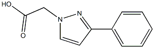 3-Phenyl-1H-pyrazole-1-acetic acid Structure