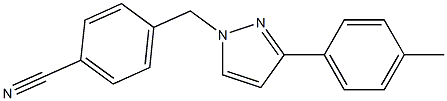 4-((3-p-tolyl-1H-pyrazol-1-yl)methyl)benzonitrile