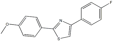 4-(4-fluorophenyl)-2-(4-methoxyphenyl)thiazole