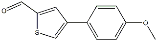 4-(4-methoxyphenyl)thiophene-2-carbaldehyde Structure