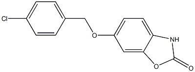 6-(4-chlorobenzyloxy)benzo[d]oxazol-2(3H)-one Structure