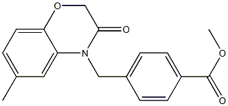 methyl 4-((2,3-dihydro-6-methyl-3-oxobenzo[b][1,4]oxazin-4-yl)methyl)benzoate