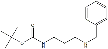 Tert-butyl 3-(benzylamino)propylcarbamate Structure