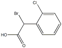 A-BROMO-O-CHLOROPHENYLACETIC ACID Struktur