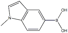 N-METHYLINDOLE-5-BORONIC AICD,,结构式