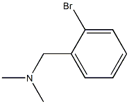1-(2-BROMOPHENYL)-N,N-DIMETHYLMETHANAMINE 化学構造式