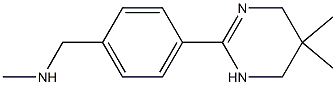 1-[4-(5,5-DIMETHYL-1,4,5,6-TETRAHYDROPYRIMIDIN-2-YL)PHENYL]-N-METHYLMETHANAMINE Structure