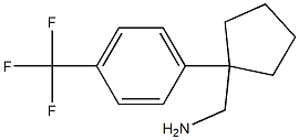 1-{1-[4-(TRIFLUOROMETHYL)PHENYL]CYCLOPENTYL}METHANAMINE|