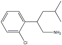 2-(2-CHLOROPHENYL)-4-METHYLPENTAN-1-AMINE