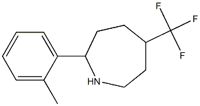 2-(2-METHYLPHENYL)-5-(TRIFLUOROMETHYL)AZEPANE Structure