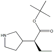 2-(S)-PYRROLIDIN-3-YL-BUTYRIC ACID TERT-BUTYL ESTER Structure