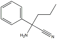 2-AMINO-2-PHENYLPENTANENITRILE Struktur
