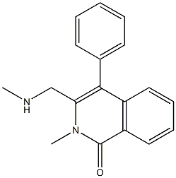  2-METHYL-3-[(METHYLAMINO)METHYL]-4-PHENYLISOQUINOLIN-1(2H)-ONE