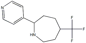 2-PYRIDIN-4-YL-5-(TRIFLUOROMETHYL)AZEPANE Struktur