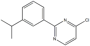 4-CHLORO-2-(3-ISOPROPYLPHENYL)PYRIMIDINE