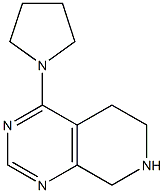 4-PYRROLIDIN-1-YL-5,6,7,8-TETRAHYDROPYRIDO[3,4-D]PYRIMIDINE Structure
