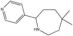 5,5-DIMETHYL-2-PYRIDIN-4-YLAZEPANE Struktur