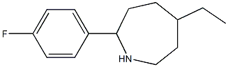 5-ETHYL-2-(4-FLUOROPHENYL)AZEPANE Structure