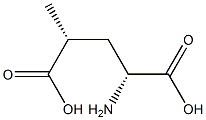 (2R,4R)-4-Methyl glutamic acid 化学構造式