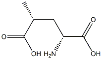 (2R,4R)-4-Methyl glutamic acid Structure