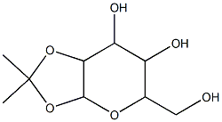 5-(hydroxymethyl)-2,2-dimethylperhydro[1,3]dioxolo[4,5-b]pyran-6,7-diol Structure