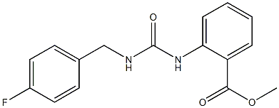 methyl 2-({[(4-fluorobenzyl)amino]carbonyl}amino)benzenecarboxylate